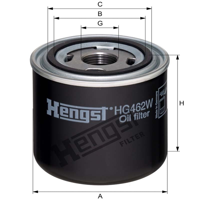 Hengst Filtr oleju HG462W 12116327 - 12116327 - Sklep rolniczy PoltechParts