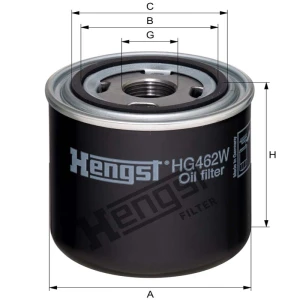 Hengst Filtr oleju HG462W 12116327
