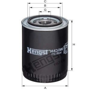 Hengst Filtr oleju H430W 12123116