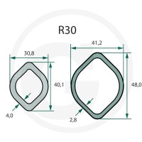 ROTARO Wał przegubowy 11936799 - 11936799 - Sklep rolniczy PoltechParts