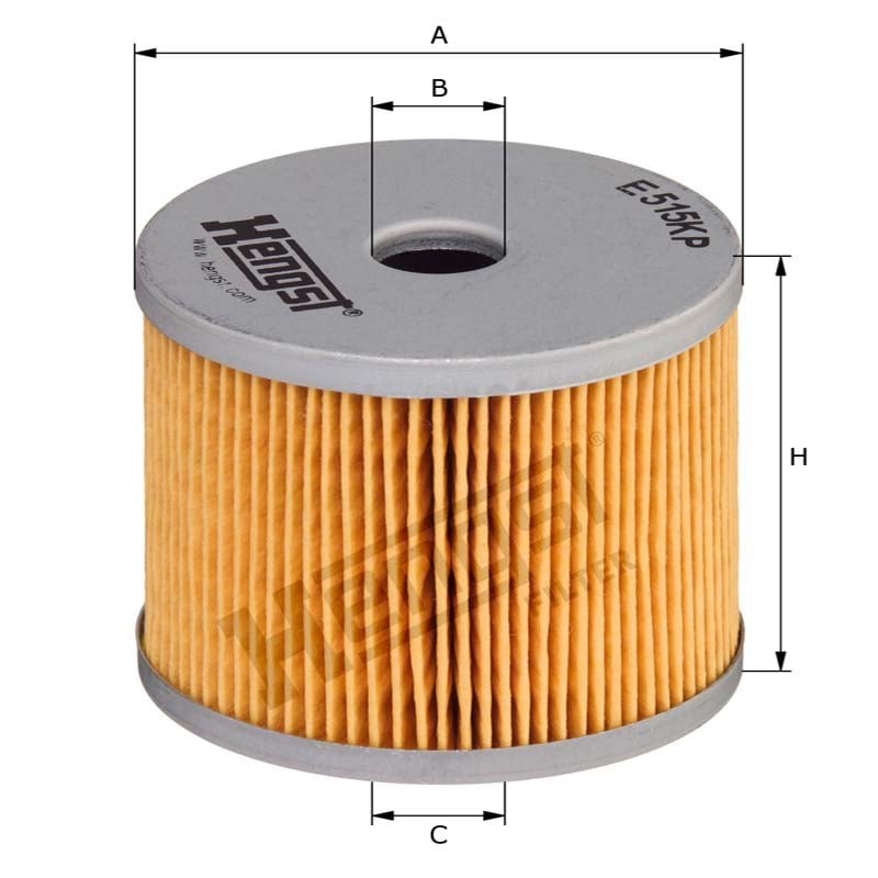 Hengst Filtr paliwa E515KP D574 12107178 | poltechparts.pl