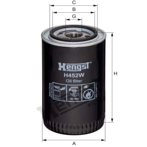 Hengst Filtr oleju H452W 12106799