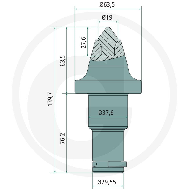 GRANIT ENDURANCE CARBIDE Dłuto do frezowania 12360614 - 12360614 - Sklep rolniczy PoltechParts