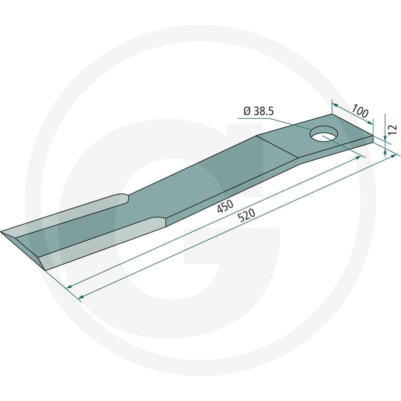 GRANIT Nóż 1803200059 - 1803200059 - Sklep rolniczy PoltechParts