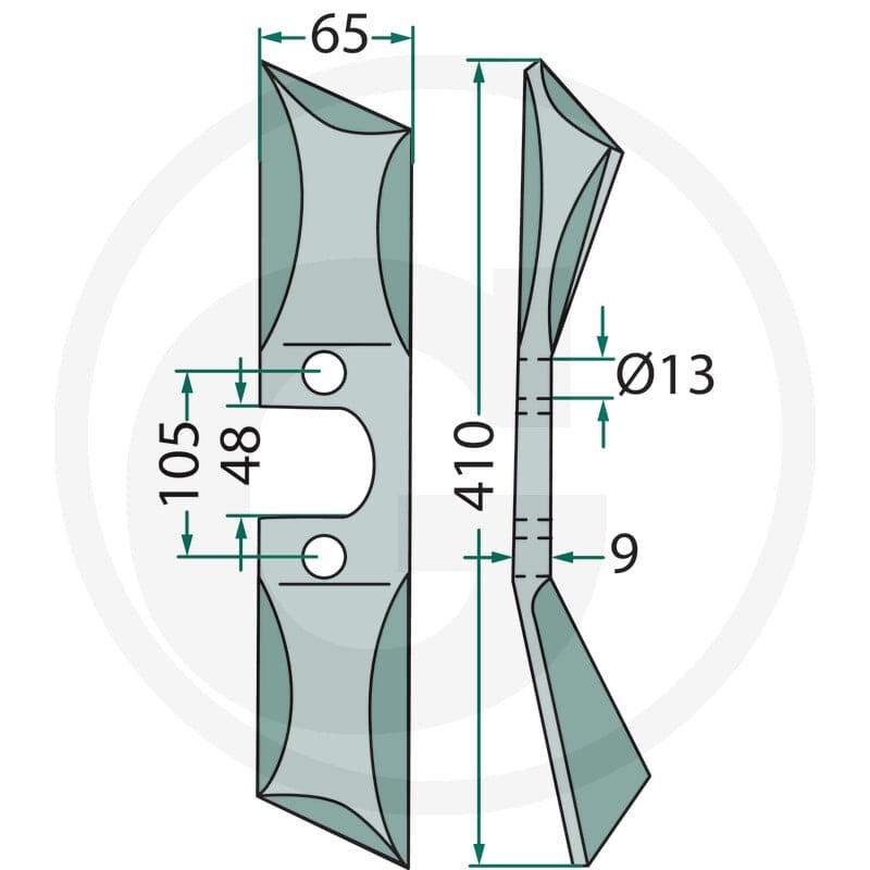 GRANIT Krój nożowy 18031-431RR - 18031-431RR - Sklep rolniczy PoltechParts