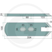 GRANIT Heavy Duty Dziób redlicy 1792800007 - 1792800007 - Sklep rolniczy PoltechParts