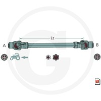 ROTARO Wał przegubowy 12467786 - 12467786 - Sklep rolniczy PoltechParts
