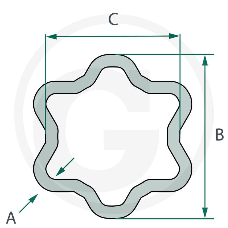 ROTARO Rura profilowana 18504800 - 18504800 - Sklep rolniczy PoltechParts