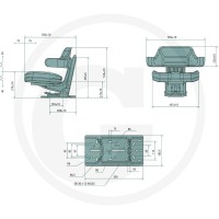 GRANIT Mechanizm siedziska. PVC 12140085 - 12140085 - Sklep rolniczy PoltechParts
