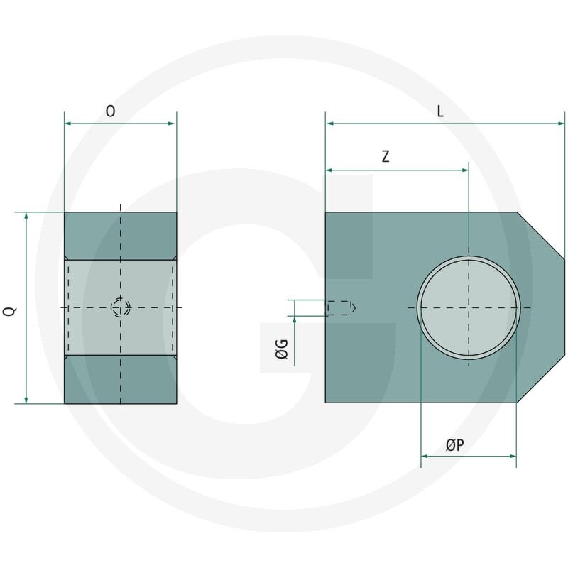 Contarini Ucho spawalnicze ID=25,25 L=60 12257138 - 12257138 - Sklep rolniczy PoltechParts