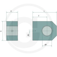 Contarini Ucho spawalnicze ID=25,25 L=60 12257138 - 12257138 - Sklep rolniczy PoltechParts
