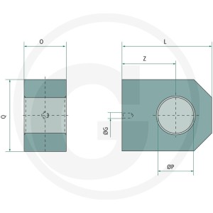 Contarini Ucho spawalnicze ID=25,25 L=60 12257138