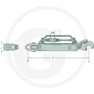 CBM Hydrauliczny łącznik górny 12260021