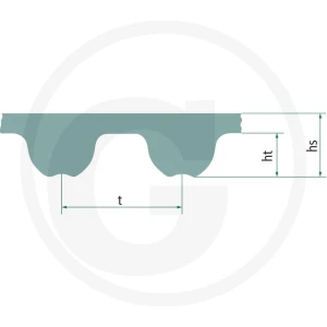 Optibelt Pasek zębaty 12266950