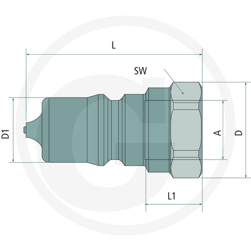 Parker-Tema-KS IG-1/4"BSP 12521411 - 12521411 - Sklep rolniczy PoltechParts