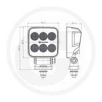 GRANIT Reflektor roboczy LED 18439065 | poltechparts.pl