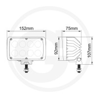 GRANIT Reflektor roboczy LED 18524481 | poltechparts.pl