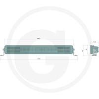 GRANIT Listwa świetlna świateł drogowych LED o 12361853 - 12361853 - Sklep rolniczy PoltechParts