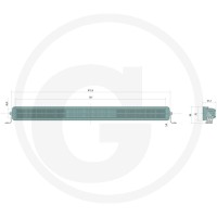 GRANIT Listwa świetlna świateł drogowych LED o 12359978 - 12359978 - Sklep rolniczy PoltechParts