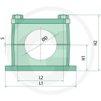 GRANIT Obejmy rurowe RS E I 8 87000670 - 87000670 - Sklep rolniczy PoltechParts