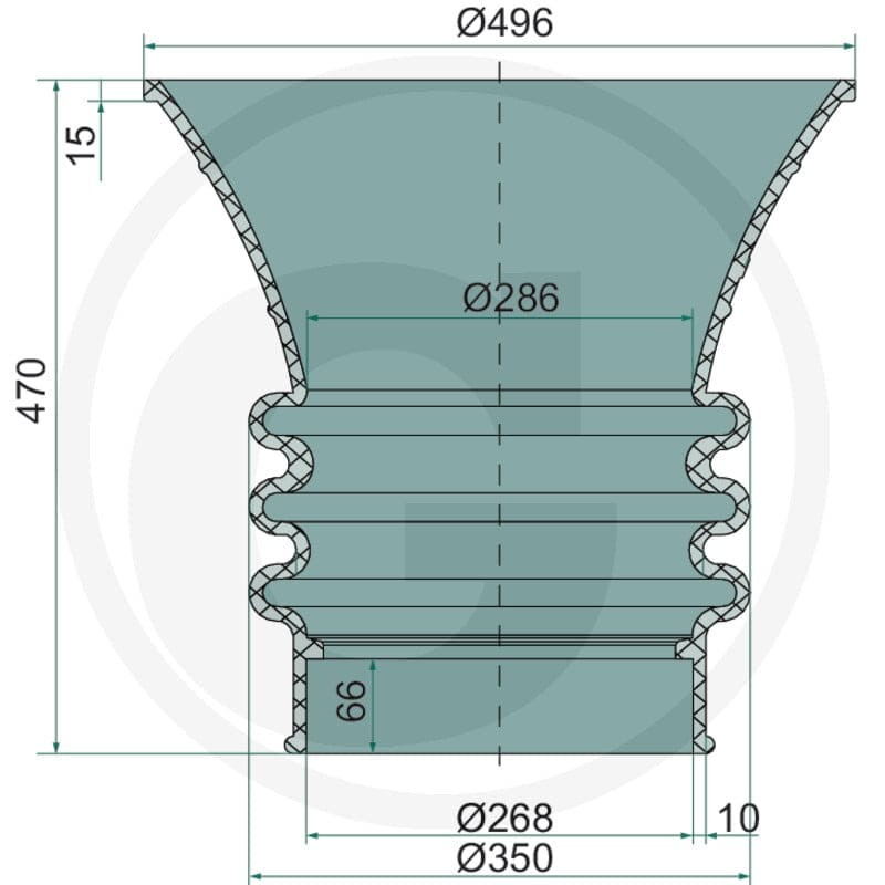 GRANIT Lejek dokujący Premium 10" 11289792 - 11289792 - Sklep rolniczy PoltechParts