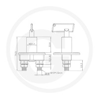 GRANIT Odłącznik akumulatora 11460531 - 11460531 - Sklep rolniczy PoltechParts