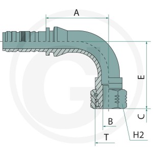 Manuli PN 32 DKOS M42X2 30S 90° 11402123