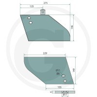 GRANIT Odkładnica przedpłużka 11409912 - 11409912 - Sklep rolniczy PoltechParts