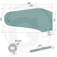 GRANIT Odkładnica N6 R 11400819 - 11400819 - Sklep rolniczy PoltechParts