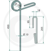 GRANIT Zęby zagarniacza 11681247 - 11681247 - Sklep rolniczy PoltechParts