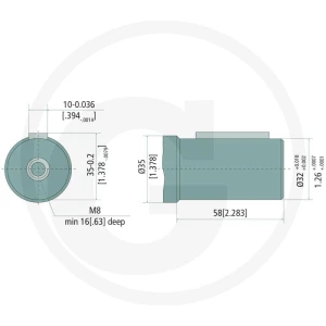 M+S Silnik MH 500cc D=32mm 1/2'’ 11972061