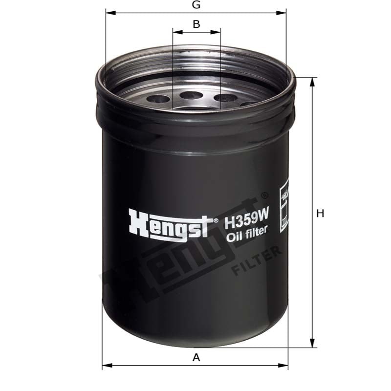 Hengst Filtr oleju 12076491 - 12076491 - Sklep rolniczy PoltechParts