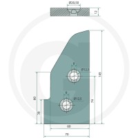 GRANIT Dziób płozy 11397905 - 11397905 - Sklep rolniczy PoltechParts