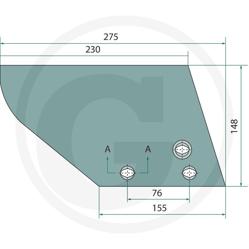 GRANIT Odkładnica przedpłużka 11313253 - 11313253 - Sklep rolniczy PoltechParts