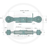 GRANIT Mechaniczny łącznik górny 11646228 - 11646228 - Sklep rolniczy PoltechParts