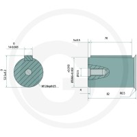 GRANIT Silnik BMV 500cc D=50mm 1” 870001752 - 870001752 - Sklep rolniczy PoltechParts