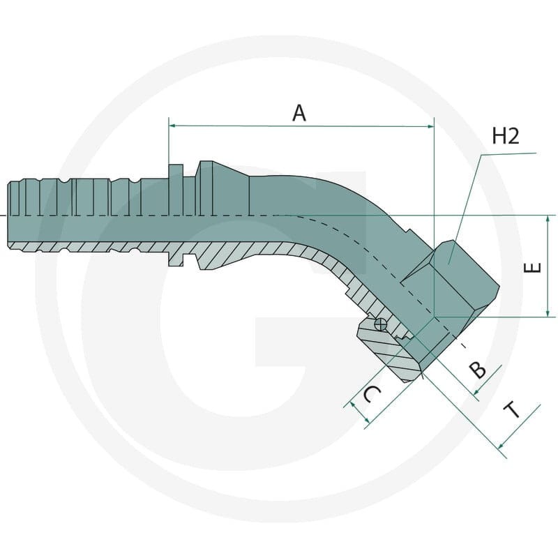 Manuli PN 20 DKR 1" 45° 11396934 - 11396934 - Sklep rolniczy PoltechParts