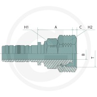 Manuli PN 25 DKOS M52X2 38S 11395128 - 11395128 - Sklep rolniczy PoltechParts