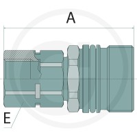 Manuli SZYBKOZŁĄCZE SKRĘCANE (SGR) GNIAZDO BG4 11372164 - 11372164 - Sklep rolniczy PoltechParts
