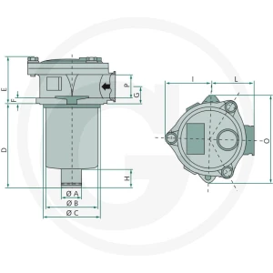 IKRON Filtr powrotny HF30.195 P025 85001082