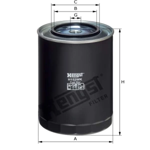 Hengst Filtr paliwa H152WK 866H152WK