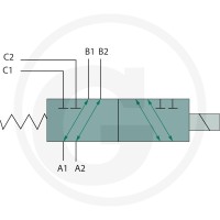 GRANIT Zawór 6/2-drożny SWV-E-05-24V 87001003 - 87001003 - Sklep rolniczy PoltechParts
