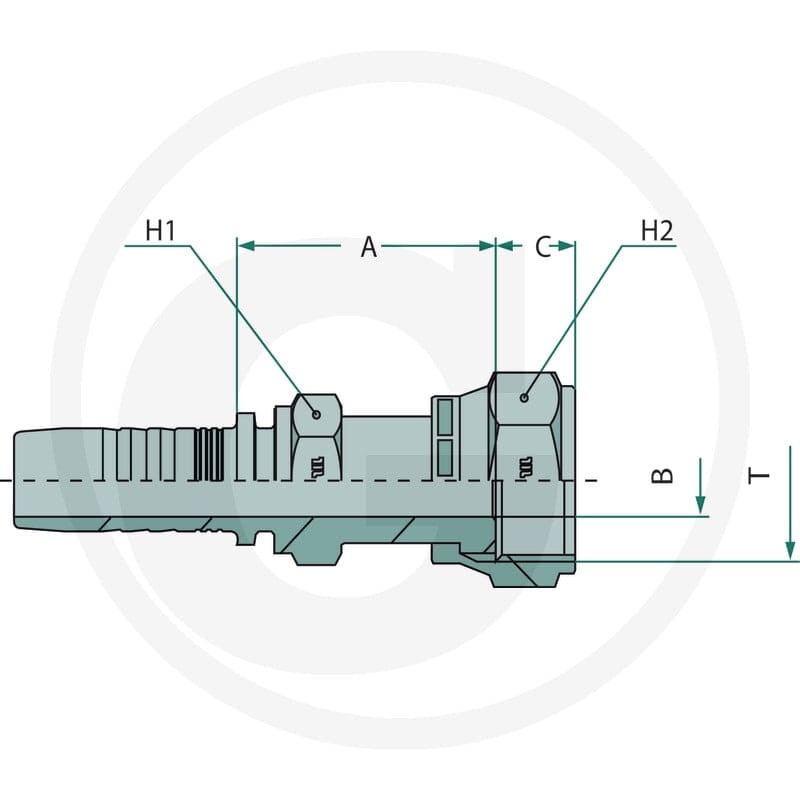 Manuli PN 38 DKORF 2" 815M22411-24-24 - 815M22411-24-24 - Sklep rolniczy PoltechParts
