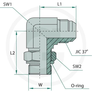 GRANIT WAE 1.1/16 M-JIC x 1.1/16 M-UNF 81526211