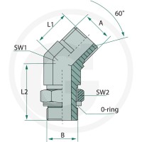 GRANIT WAE 3/8 M-BSP x 3/8 M-BSP-ORK 45° 81526478 - 81526478 - Sklep rolniczy PoltechParts