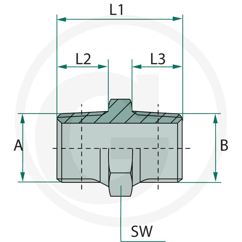 GRANIT GA 1/4 M-BSPK x 3/8 M-BSPK 81526284 - 81526284 - Sklep rolniczy PoltechParts