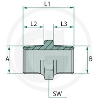 GRANIT GA 1/4 M-BSPK x 3/8 M-BSPK 81526284 - 81526284 - Sklep rolniczy PoltechParts