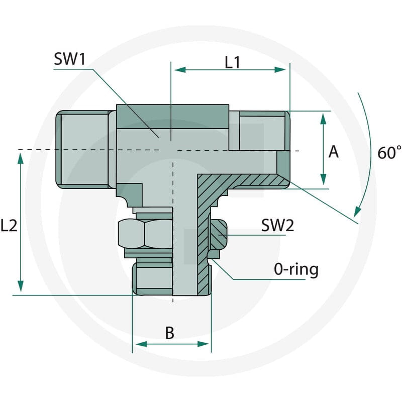 GRANIT TAE 1 M-BSP x 3/4 M-BSP 81526527 - 81526527 - Sklep rolniczy PoltechParts