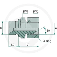 GRANIT GA 1/4 FS-BSP x 1/4 M-BSP WD 81526570 - 81526570 - Sklep rolniczy PoltechParts