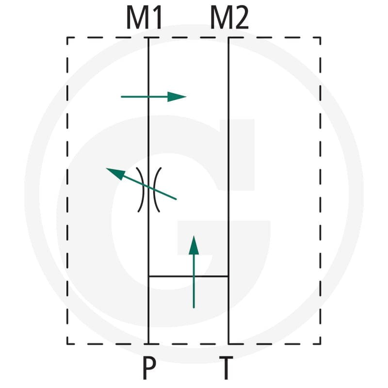 Oleodinamica Marchesini 3-drogowy regulator przepływu DWST-T-08-BG/BR 85030040 - 85030040 - Sklep rolniczy PoltechParts